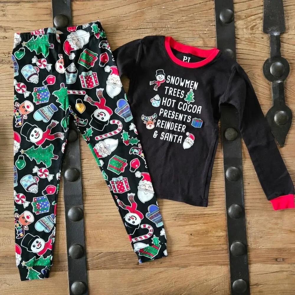 Children's Place Christmas Pajama Bundle sz 5T